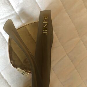 BANBE Women's Sunglasses in Taupe with Gold Accents